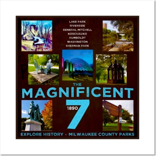 Magnificent 7 • Milwaukee County Parks Posters and Art